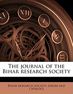 The Journal of the Bihar Research Society; Volume 1