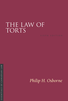 The Law of Torts, 6/E - Osborne, Philip H