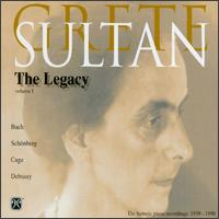 The Legacy, Volume 1 - Grete Sultan (piano)