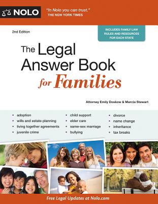 The Legal Answer Book for Families - Doskow, Emily, Attorney, and Stewart, Marcia, Attorney