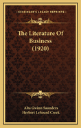 The Literature of Business (1920)