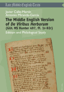 The Middle English Version of "De Viribus Herbarum "(GUL MS Hunter 497, ff. 1r-92r): Edition and Philological Study