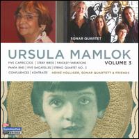 The Music of Ursula Mamlok, Vol. 3 - Anton Kernjak (piano); Cosima Gerhardt (cello); Fred Sherry (cello); Harvey Sollberger (flute); Heather O'Donnell (piano);...
