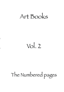 The numbered pages: Art Books volume 2