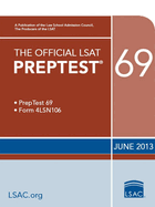 The Official LSAT Preptest 69: June 2013 LSAT