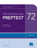 The Official LSAT Preptest 72: (june 2014 LSAT)