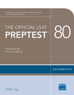 The Official LSAT Preptest 80: (dec. 2016 LSAT)