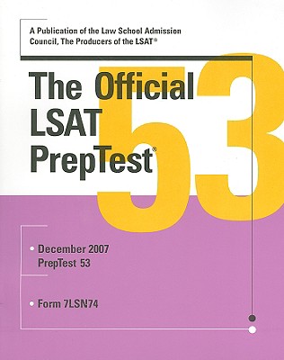 The Official LSAT PrepTest: Dec 2007 Form 7LSN74 - Margolis, Wendy (Editor)