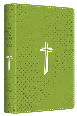 The One-Minute KJV Bible for Kids [Neon Green Cross] - Compiled by Barbour Staff