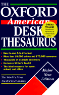 The Oxford American Desk Thesaurus - Lindberg, Christine A (Editor)
