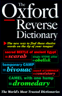 The Oxford Reverse Dictionary - Edmonds, David (Compiled by)
