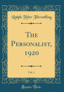 The Personalist, 1920, Vol. 1 (Classic Reprint)