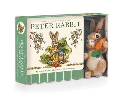 The Peter Rabbit Plush Gift Set (the Revised Edition): Includes the Classic Edition Board Book + Plush Stuffed Animal Toy Rabbit Gift Set - Potter, Beatrix, and Santore, Charles (Illustrator)