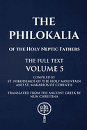 The Philokalia Vol 5 The Full Text