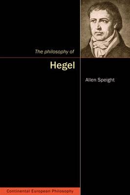 The Philosophy of Hegel - Speight, Allen