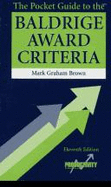 The Pocket Guide to the Baldrige Award Criteria - 11th Edition - Brown, Mark Graham