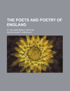 The Poets and Poetry of England: In the Nineteenth Century