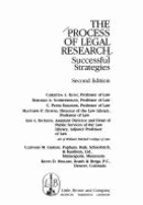 The Process of Legal Research: Successful Strategies