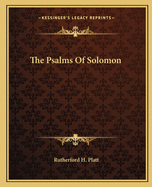 The Psalms Of Solomon