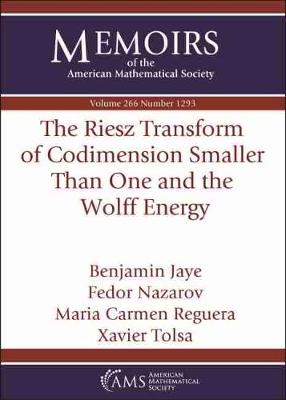 The Riesz Transform of Codimension Smaller Than One and the Wolff Energy - Jaye, Benjamin, and Nazarov, Fedor, and Reguera, Maria Carmen