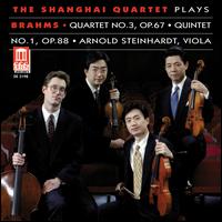 The Shanghai Quartet plays Brahms Quartet No. 3 Op. 67, Quintet No. 1 Op. 88 - Arnold Steinhardt (viola); Honggang Li (viola); James Wilson (cello); Shanghai Quartet; Wei-Gang Li (violin);...