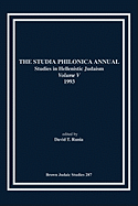 The Studia Philonica Annual V, 1993