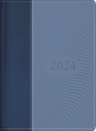 The Treasure of Wisdom - 2024 Executive Agenda - Two-Toned Blue: An Executive Themed Daily Journal and Appointment Book with an Inspirational Quotation or Bible Verse for Each Day of the Year