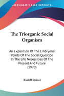 The Triorganic Social Organism: An Exposition Of The Embryonal Points Of The Social Question In The Life Necessities Of The Present And Future (1920)