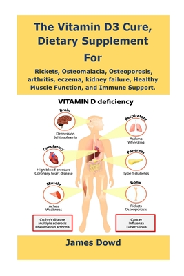 The Vitamin D3 Cure, Dietary supplement for Rickets, Osteomalacia, Osteoporosis, arthritis, eczema, kidney failure, Healthy Muscle Function, and Immune Support. - Dowd, James