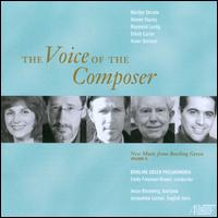 The Voice of the Composer: New Music from Bowling Green, Vol. 6 - Jacqueline Leclair (horn); Jesse Blumberg (baritone); Bowling Green Philharmonia; Emily Freeman Brown (conductor)