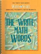 The "Write" Math Words