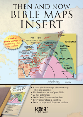 Then and Now Bible Maps Insert - Rose Publishing (Creator)