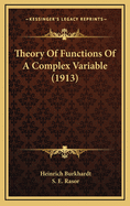 Theory of Functions of a Complex Variable (1913)