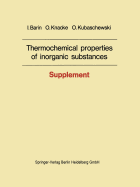 Thermochemical Properties of Inorganic Substances: Supplement