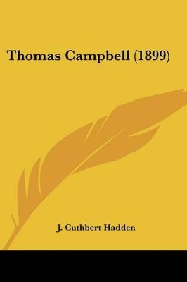 Thomas Campbell (1899) - Hadden, J Cuthbert