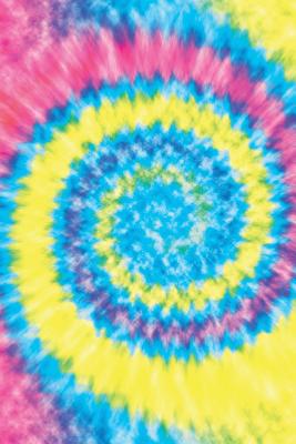 Tie Dye: College Ruled 6x 9 Notebook Retro Vintage Swirl - Hendrix