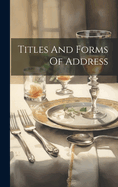 Titles And Forms Of Address