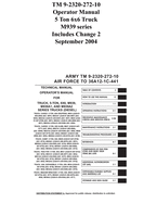 TM 9-2320-272-10 Operator Manual 5 Ton 6x6 Truck M939 series Includes Change 2 September 2004