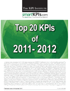 Top 20 KPIs of 2011-2012