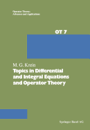 Topics in differential and integral equations and operator theory