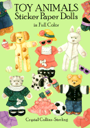 Toy Animals Sticker Paper Dolls in Full Color