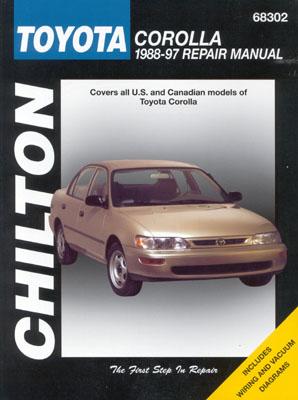 Toyota Corolla, 1988-97 - Chilton Automotive Books, and The Nichols/Chilton, and Chilton