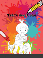 Trace and Color: Hardcover Owls Kids Activity Book