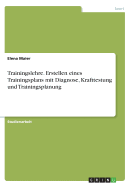 Trainingslehre. Erstellen Eines Trainingsplans Mit Diagnose, Krafttestung Und Trainingsplanung