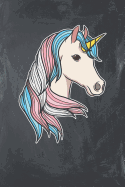 Trans Unicorn: Transgender Journal, Trans Pride, College Ruled Lined Paper