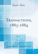 Transactions, 1883-1884, Vol. 2 (Classic Reprint)