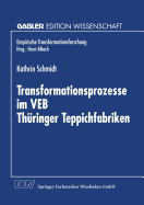 Transformationsprozesse Im Veb Thuringer Teppichfabriken