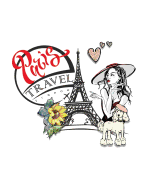 Travel Paris France: Eiffel Tower Notebook Journal Diary for Writing Women Girls Teenagers