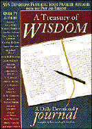 Treasury of Wisdom: A Devotional Journal, Bonded Leather, Padded Cover