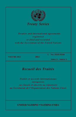 Treaty Series 3012 (English/French Edition) - United Nations Office of Legal Affairs